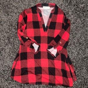 Buffalo plain tunic. 3/4 sleeves